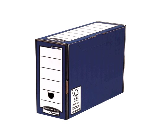 Fellowes Premium Transfer File 127mm Blue PK10