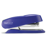 Rapesco Luna Half Strip Front Loading Stapler 20 Sheets Blue