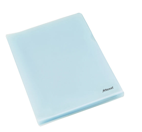 Rexel Cutback Folder A4 Clear 12224 (PK100)