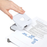 Rapesco 825 2 Hole Metal Punch (25 Sheets) (White)