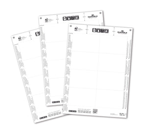 Durable Badge Inserts 150gsm 60x90mm 1456 (160 Inserts)