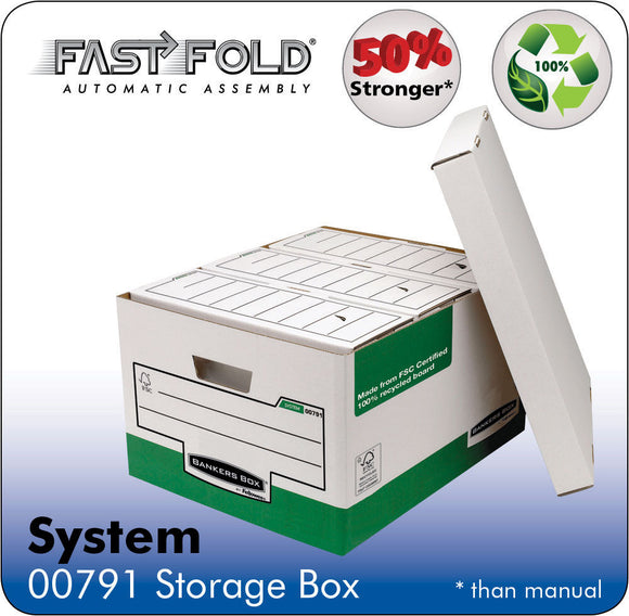 Fellowes System Storage Box Green PK10