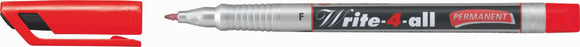 Write 4 All Marker Fine Red PK10