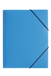 Pagna PP Elasticated Folder A4 Light Blue  PK 10