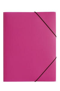 Pagna PP Elasticated Folder A4 Dark Pink  PK 10