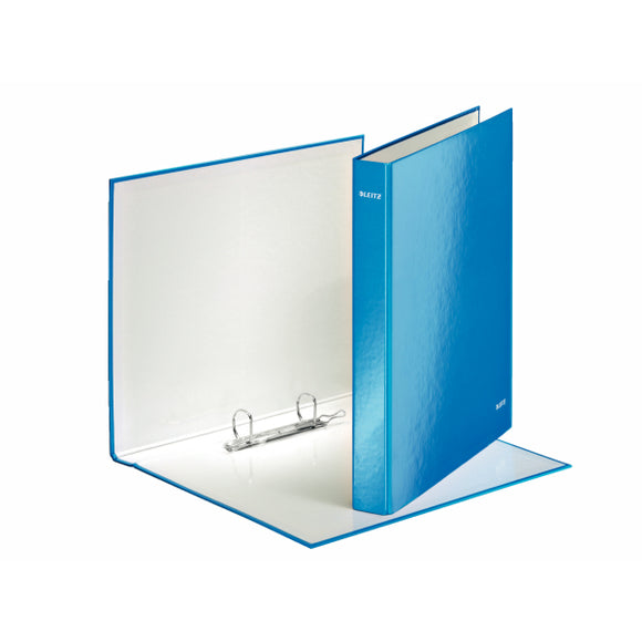 Leitz WOW Ringbinder A4 2DR 25mm Blue 10pk 42410036