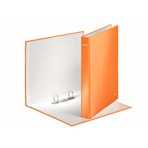 Leitz WOW Ringbinder A4 2DR 25mm Orange 10pk  42410044