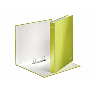 Leitz WOW Ringbinder A4 2DR 25mm Green 10pk 42410064