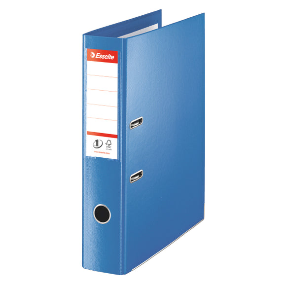 Esselte No1 Power Lever Arch Polypro Foolscp 75mm Blue PK10