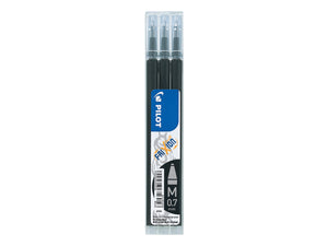 Pilot Frixion Black Erasable Refill 0.7mm PK3