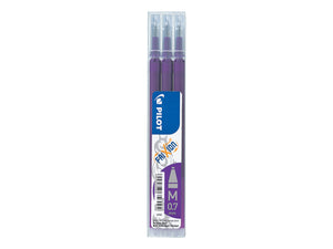 Pilot  Erasable Ink Refill For Frixion or Clicker Violet PK3