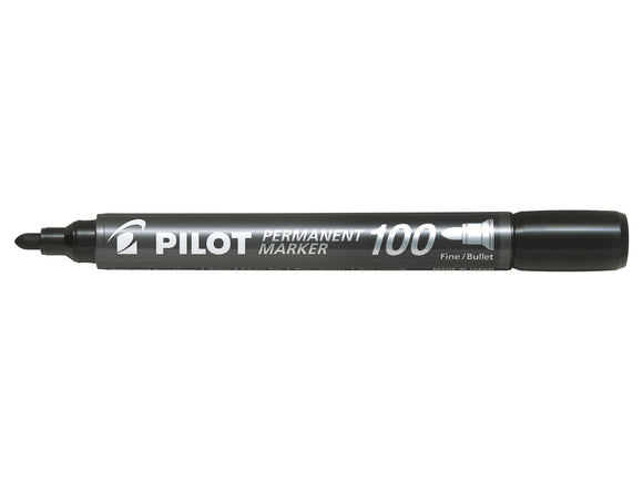 Pilot Permanent Marker 100 Bullet XXL Black PK20 (5 Free)