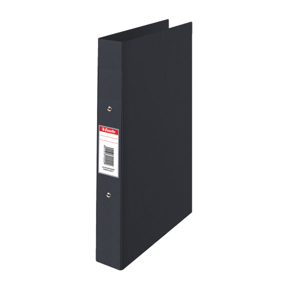 Esselte Ring Binder 2-Ring 25mm A4 Black PK10