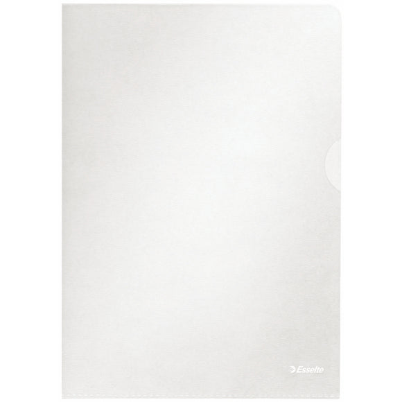 Esselte Folders A4 105 micron Clear  54832 (PK100)