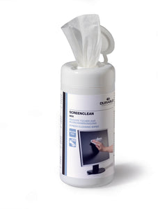 Durable Screenclean Antibacterial Wipes 573602 (100 Wipes)