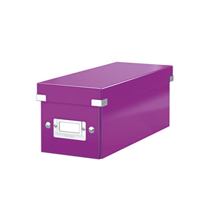 Leitz Click & Store CD Storage Box Purple