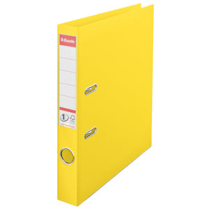 Esselte VIVIDA Lever Arch File PP 50mm Yellow (Pack 10)