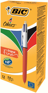 Bic 4 Colour Fine PK12