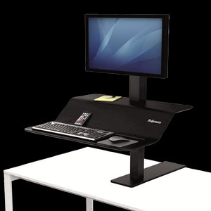 Fellowes Lotus VE Sit Stand Workstation Single