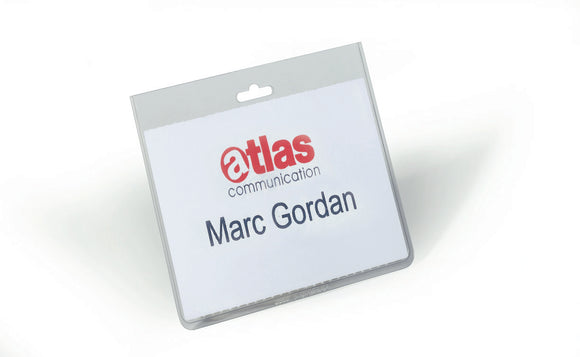 Durable Security Name Badge w/out Clip 60x90mm 8135 (PK20)