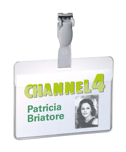 Durable Visitors Name Badge 60x90mm 8147 (PK25)