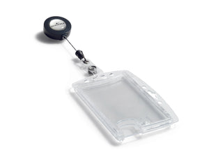 Durable Security Pass Badge Holder and Reel 8224 (PK10)