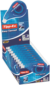 Bic Tipp-Ex EasyCorrect Correction Roller Tape White PK10