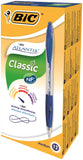 Bic Atlantis Retractable Ball Pen 1.0mm Blue PK12