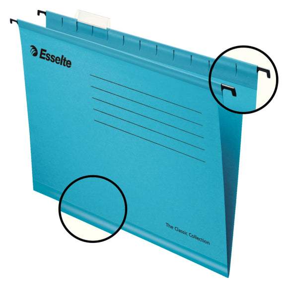 Esselte Classic Suspension File A4 Blue (PK25)