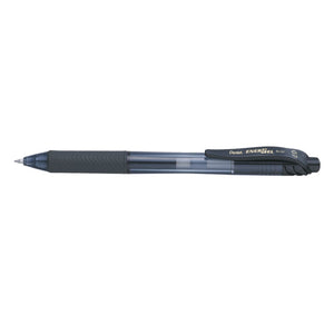 Pentel Energel X Gel Retractable 0.7mm Black PK12