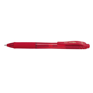 Pentel Energel X Gel Retractable 0.7mm Red BL10.7-B PK12