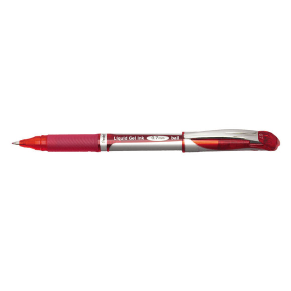 Pentel Energel XM Gel Rollerball Fine Tip 0.7mm Red PK12