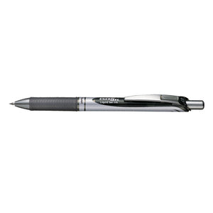 Pentel Energel XM Retractable Needlepoint 0.7mm Black PK12