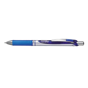 Pentel Energel XM Retractable Needlepoint 0.7mm Blue PK12