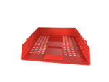 Value Deflecto Letter Tray Red