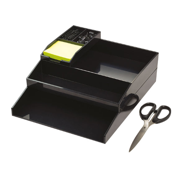 Avery ColorStak Office Desk Set Black