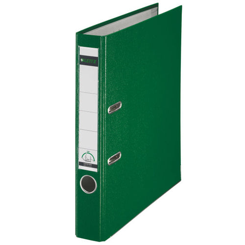 Leitz Polypropylene Lever Arch File A4 52mm Green (PK10)