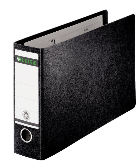 Leitz Board Oblong Lever Arch File A3 77mm Black PK2