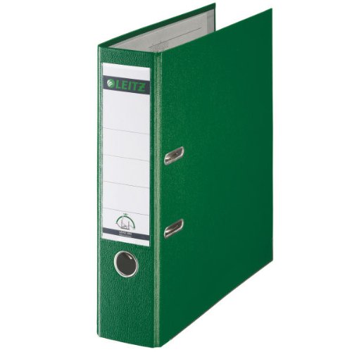 Leitz Polyproplyne Lever Arch File Green A4 80mm PK10