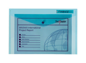 Snopake Polyfile Wallet File A3 Classic Astd PK5