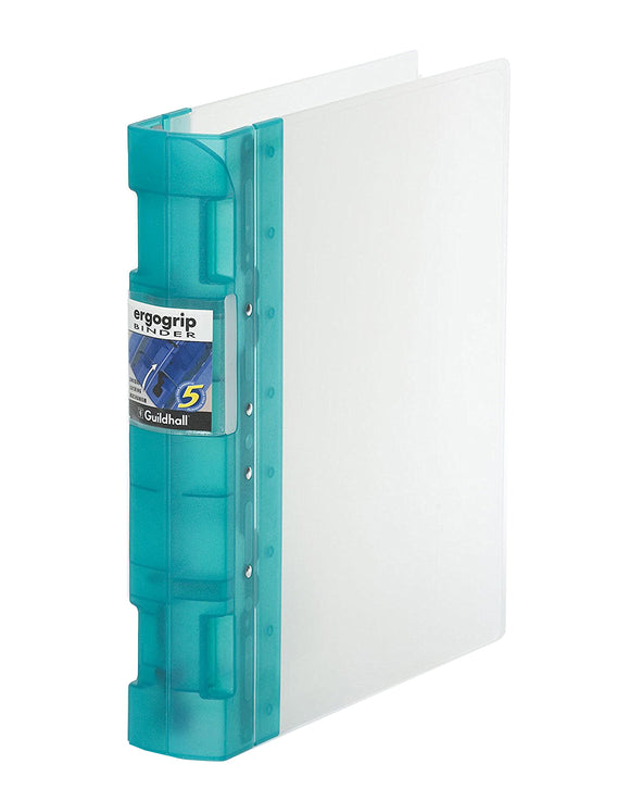 Guildhall GLX Ergogrip 4 Ring Binder Frost Emd Green PK2