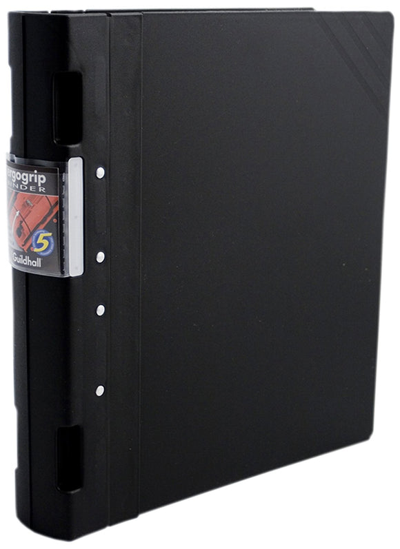 Guildhall GLX Ergogrip Ring Binder 4-Ring 55mm A4 Blk PK2