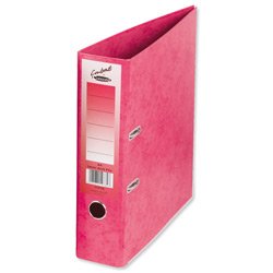 Concord Contrast Lever Arch File A4 Raspberry PK10