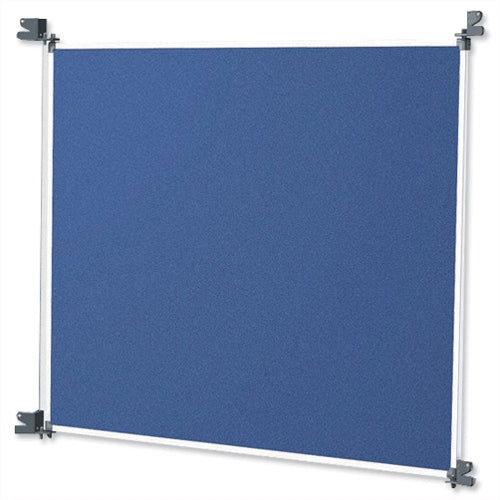 Nobo Modular Large Felt Panel Blue and Grey
