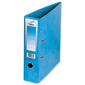 Concord Contrast Lever Arch File A4 Sky Blue PK10