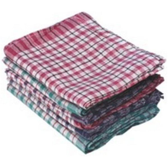 Robert Scott Tea Towel Big Check Assorted (Pack 10)