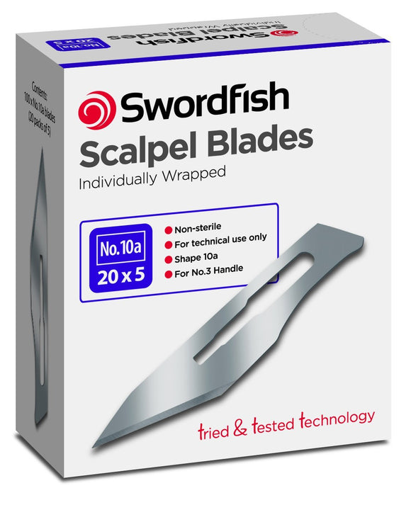 Swordfish Scalpel Blades No.10A PK100