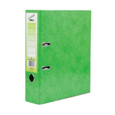 Concord Contrast Lever Arch File A4 Lime PK10