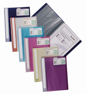 Snopake Lite Display Book 20 Pockets A4 Astd PK12