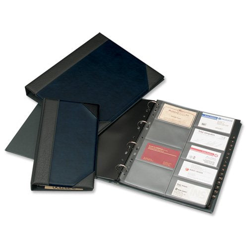 Goldline Business Card Binder A5 Blue DBCB4/BLUZ